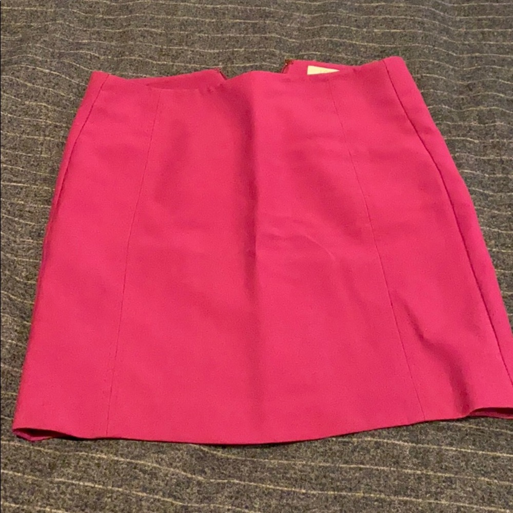 Hot pink LOFT skirt 00P